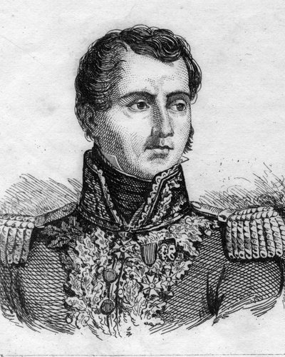 Portrait du général Pierre François Joseph du CREUX Flour 1770-1835. Gravure du 19e siècle. - Unknown artist