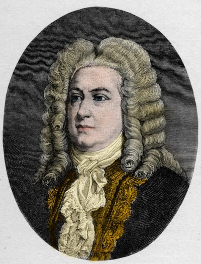 Portrait de George Frederick Handel - Unknown artist