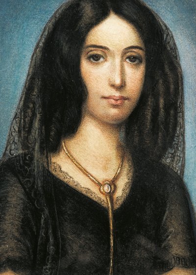 Portrait de George Sand - Unknown artist