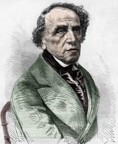 Portrait de Giacomo Meyerbeer (1791-1864), compositeur allemand - Unknown artist