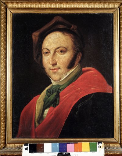 Portrait de Gioacchino Rossini (1792-1868) avec chapeau. Anonyme. Museo bibliografico. Bologne - Unknown artist
