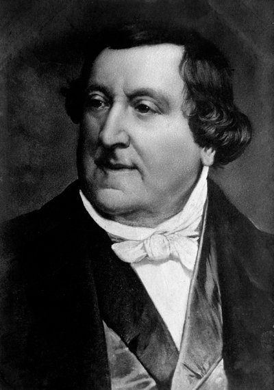 Portrait de Gioacchino Rossini (gravure) - Unknown artist