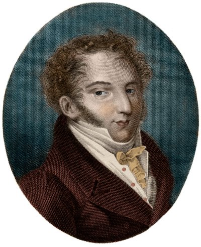 Portrait de Gioachino Rossini (1792-1868), compositeur italien - Unknown artist