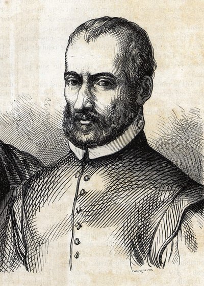Portrait de Giovanni Pierluigi da Palestrina (1525 - 1594), compositeur italien - Unknown artist