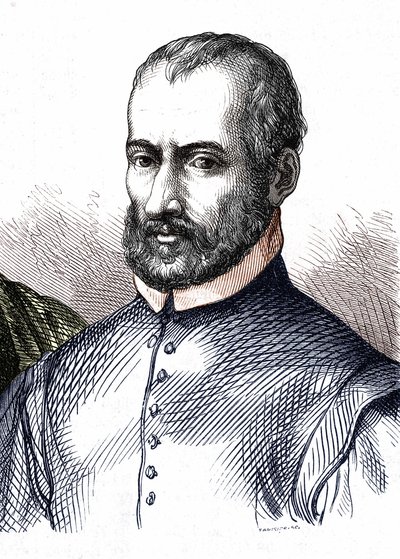Portrait de Giovanni Pierluigi da Palestrina (1525 - 1594), compositeur italien - Unknown artist