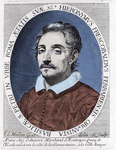 Portrait de Girolamo Frescobaldi (1583 - 1643) compositeur italien - Unknown artist