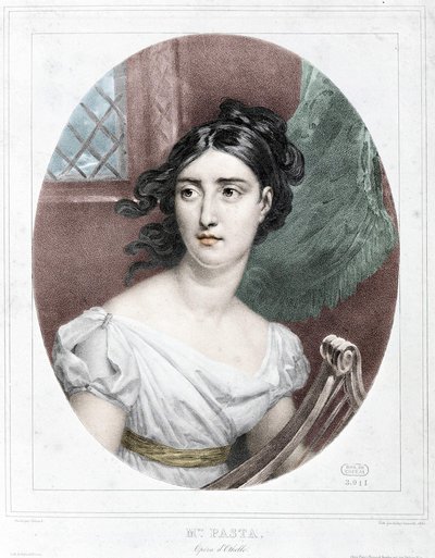 Portrait de Giuditta Pasta - Unknown artist