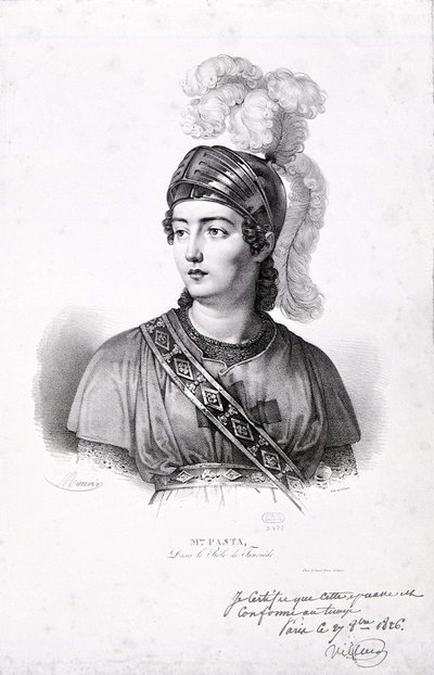 Portrait de Giuditta Pasta (1797-1865) - Unknown artist