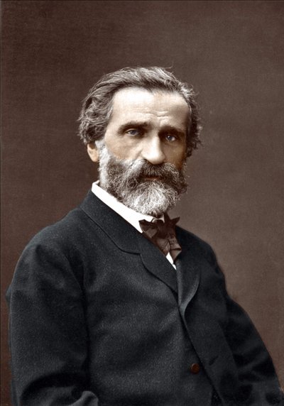 Portrait de Giuseppe Verdi (1813-1901), compositeur italien - Unknown artist