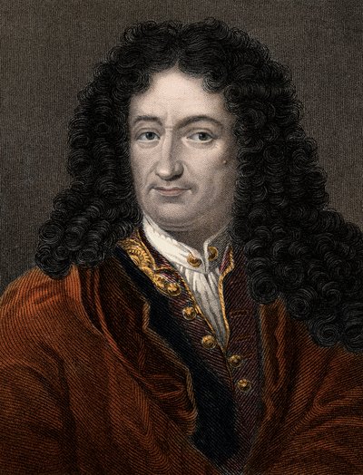 Portrait de Gottfried Wilhelm Leibniz (1646-1716) philosophe et mathématicien allemand - Unknown artist