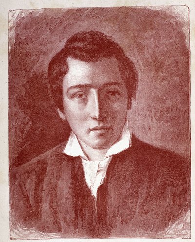 Portrait de Heinrich Heine, écrivain allemand - gravure - Unknown artist