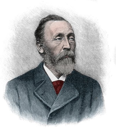 Portrait de Heinrich von Stephan (1831-1897) directeur général des postes pour l