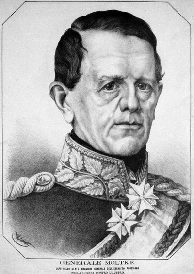 Portrait de Helmuth Karl Bernhard, comte von Moltke - Unknown artist