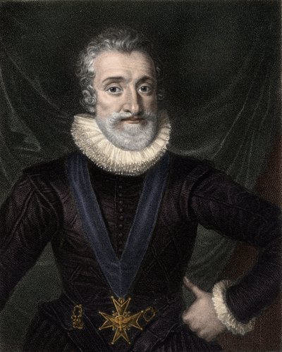 Portrait de Henri IV (1553-1610), roi de France, avec le collier de l