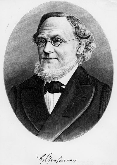 Portrait de Hermann Grassmann (gravure) - Unknown artist