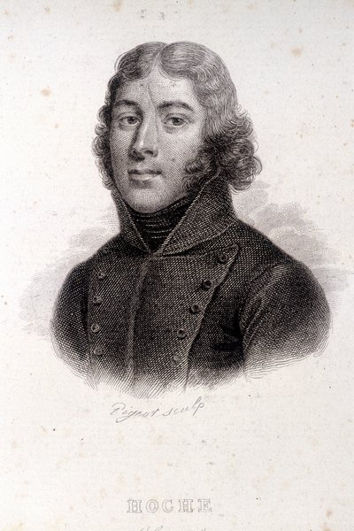 Portrait de Hoche, gravure du XIXe siècle - Unknown artist