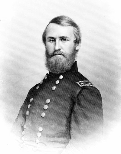 Portrait de Jacob Dolson Cox qui a participé à la guerre civile - Unknown artist