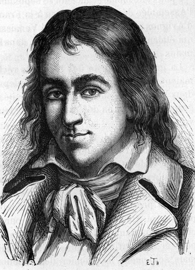 Portrait de Jacques René Hébert, journaliste et homme politique français (1757-1794) - Unknown artist