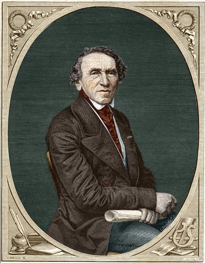 Portrait de Jakob Liebmann Meyerbeer (1791-1864), compositeur allemand. - Unknown artist