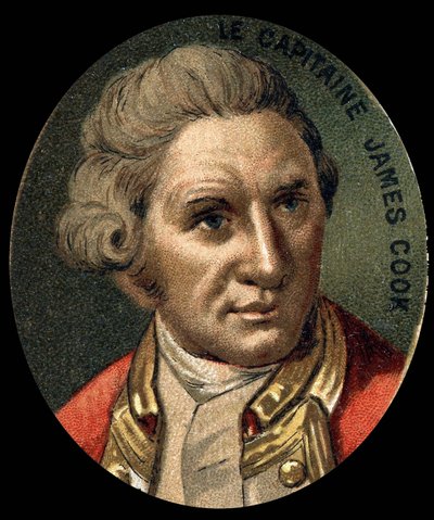 Portrait de James Cook (1728-1779), navigateur britannique - Unknown artist