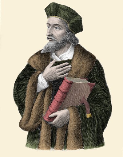 Portrait de Jan Hus (ou Jean Huss) - Unknown artist
