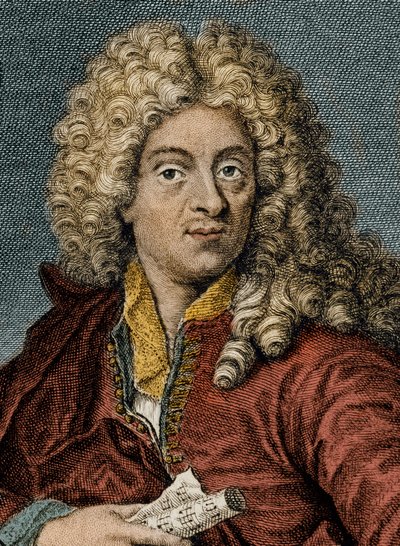 Portrait de Jean-Baptiste Lully gravure du 19ème siècle - Unknown artist