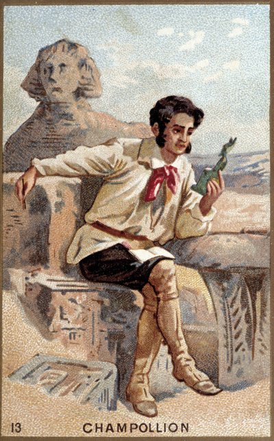 Portrait de Jean-François Champollion, dit le Jeune (1790 - 1832) égyptologue français - Unknown artist