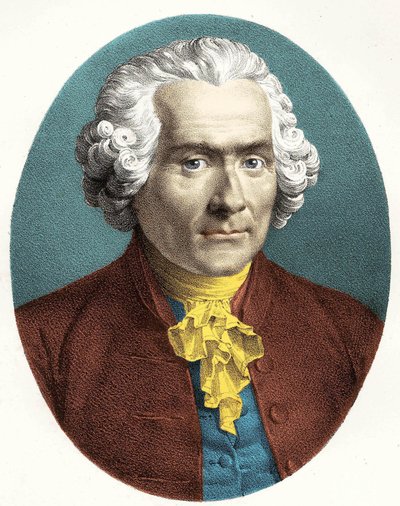 Portrait de Jean-Jacques Rousseau (1712-1778). - Unknown artist