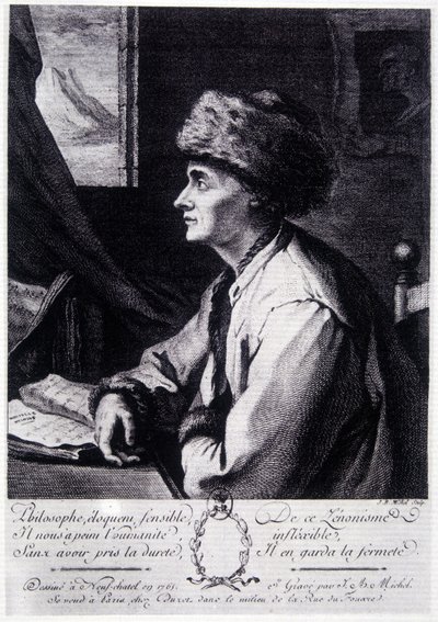 Portrait de Jean-Jacques Rousseau - Unknown artist