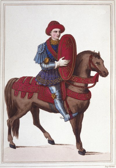 Portrait de Jean Poton, Seigneur de Xaintrailles, ou de Saintrailles Maréchal de France (c. 1400 à 1461) Il était l