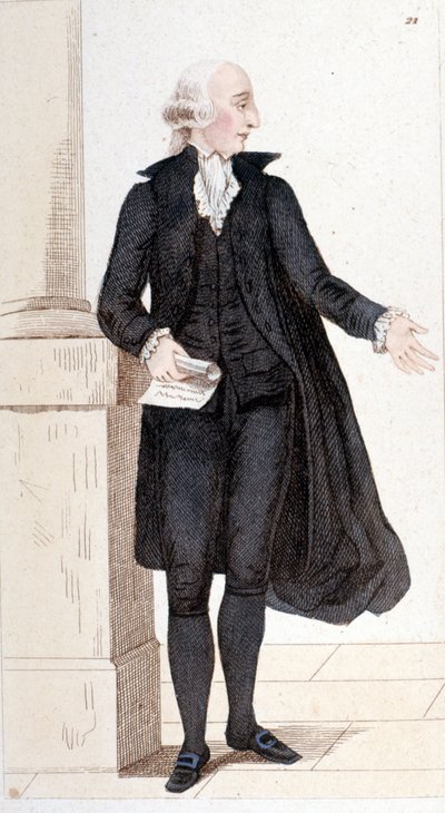 Portrait de Jean Sylvain BAILLY (1736-1793), écrivain, astronome et homme politique élu à l