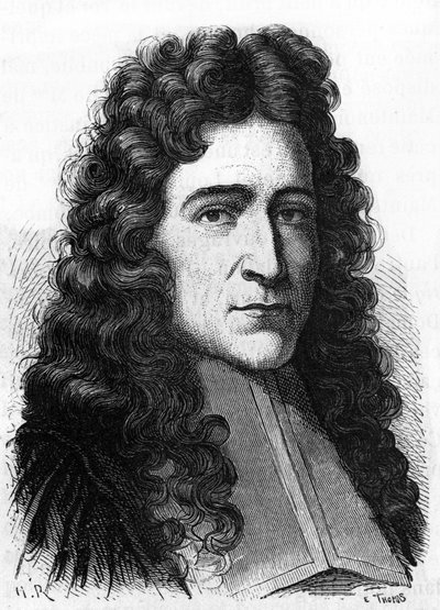 Portrait de Jean Domat. Jurisconsulte français. (1625-1696) - Unknown artist