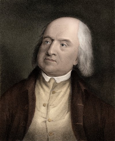Portrait de Jeremy Bentham (1748-1832), philosophe, économiste et juriste théoricien anglais - Unknown artist