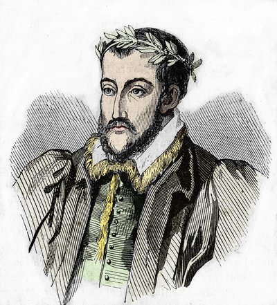 Portrait de Joachim du Bellay. Poète français (Château du Liré, Maine-et-Loire) - Unknown artist