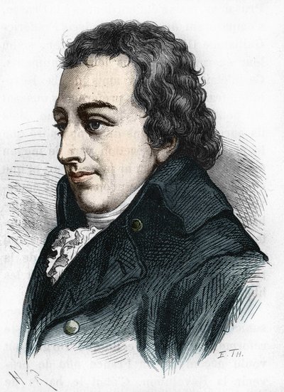 Portrait de Johann Gottlieb Fichte. Philosophe allemand (1762-1814) - Unknown artist