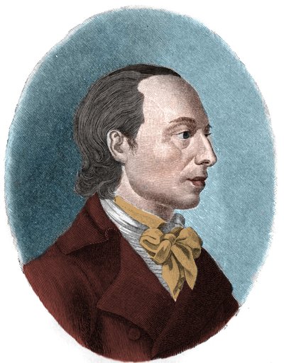 Portrait de Johann Heinrich Voss (Jean Henri Voss) - Unknown artist