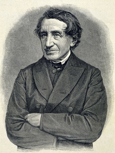 Portrait de Johann Joseph Ignaz von Döllinger (1799 - 1890), prêtre allemand et professeur d
