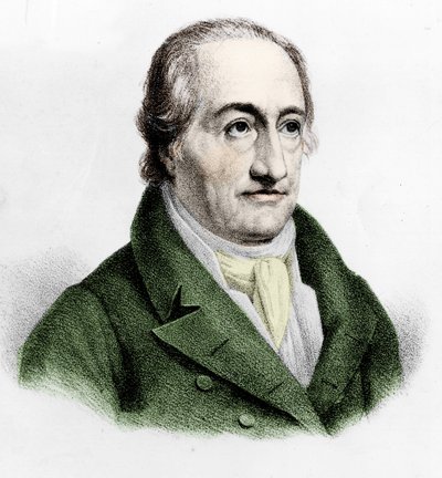 Portrait de Johann Wolfgang Von Goethe (1749 - 1832) - Unknown artist