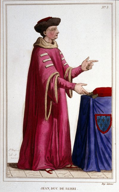 Portrait de Jean, Duc de Berry (1340 - 1416) - Unknown artist