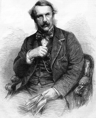 Portrait de John Laird Mair Lawrence. Administrateur britannique (1811 à 1879). Gouverneur de l