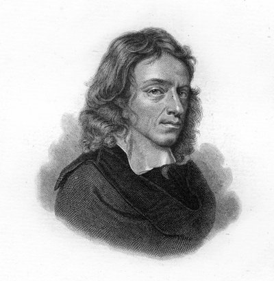Portrait de John Milton, poète et essayiste anglais (1608 - 1674) - Unknown artist