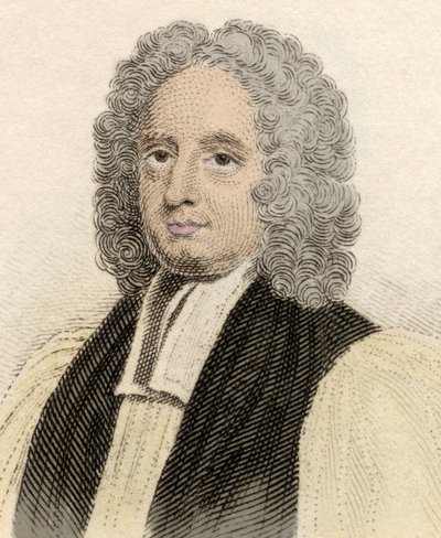 Portrait de John Potter (ca. 1674-1747), ecclésiastique anglais et archevêque de Cantorbéry (gravure du 19ème siècle) - Unknown artist