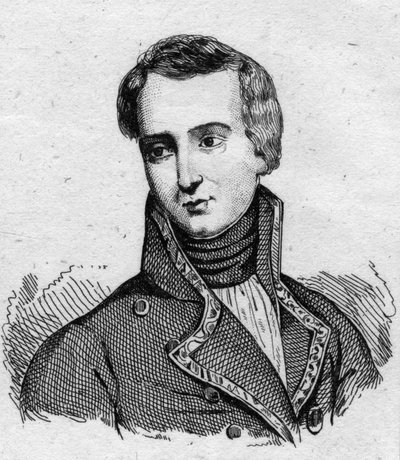 Portrait de José Rebolledo de Palafox (Palafox y Melci) (1776-1847), un soldat espagnol qui a combattu lors du siège de Saragosse en 1808. Gravure du XIXe siècle. - Unknown artist