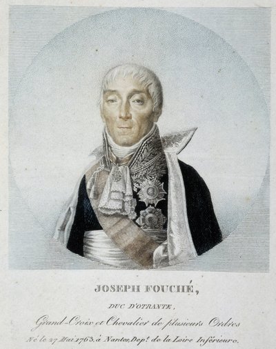 Portrait de Joseph Fouché, Duc d