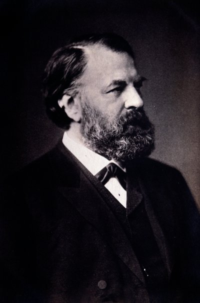 Portrait de Joseph Joachim (1831-1907) violoniste, compositeur et directeur hongrois. Photographie. Milan, biblioteca del conservatorio - Unknown artist