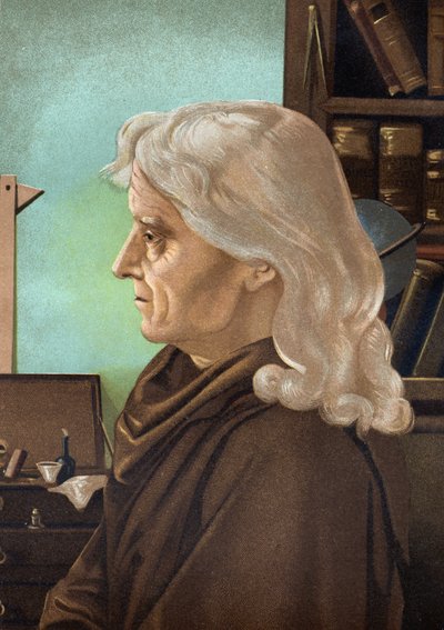 Portrait de Joseph Jérôme Lefrançois de Lalande, astronome français (1732-1807). D