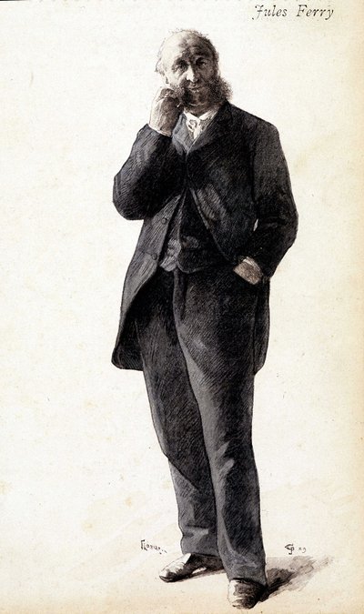 Portrait de Jules Ferry, vers 1880 - Unknown artist