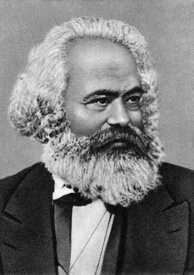 Portrait de Karl Marx - Unknown artist