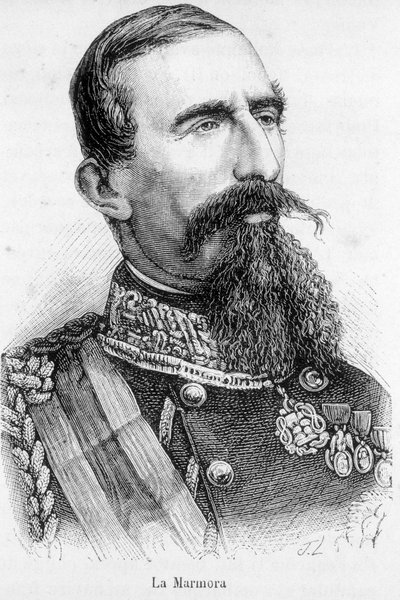 Portrait de La Alfonso Ferrero, Chevalier La Marmora, Président du Conseil du Royaume d