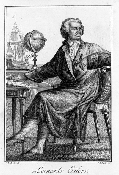 Portrait de Leonhard Euler (1707 - 1783), mathématicien suisse - Unknown artist